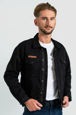 DENIM JACKET : BLACK