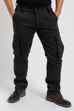 Mens Cafe Cargo Slim : Black